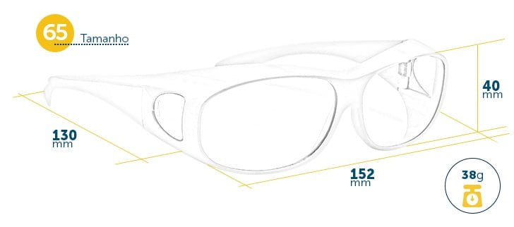 Óculos de Segurança - Diodoc Tam.65