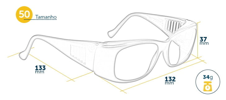Óculos de Segurança - Diorama Tam.50