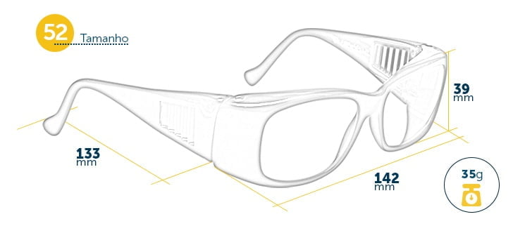 Óculos de Segurança - Diorama Tam.52