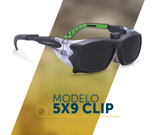 Óculos de Proteção - Linha Soldagem - Modelo 5x9Clip